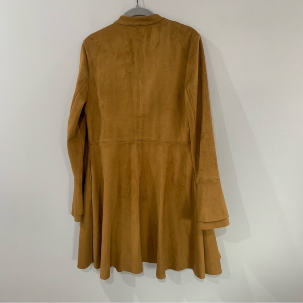 ✅ Free People Jacket Meadow Faux Suede in Sand Brown - Picture 11 of 12